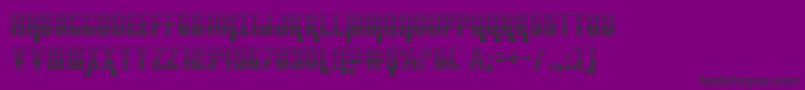 Fonte kondorgrad – fontes pretas em um fundo violeta
