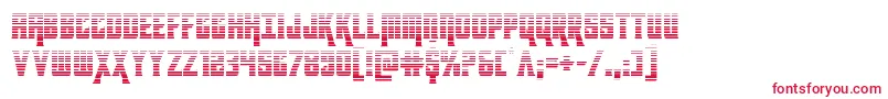 kondorgrad Font – Red Fonts on White Background