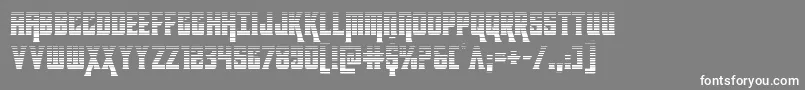 kondorgrad Font – White Fonts on Gray Background