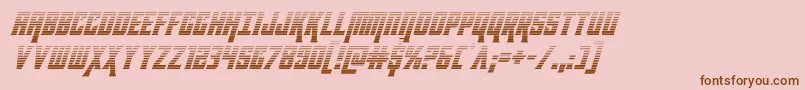 kondorgradital Font – Brown Fonts on Pink Background