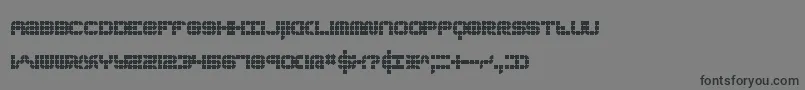 Шрифт konector – чёрные шрифты на сером фоне