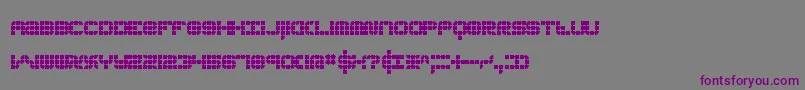 konector Font – Purple Fonts on Gray Background