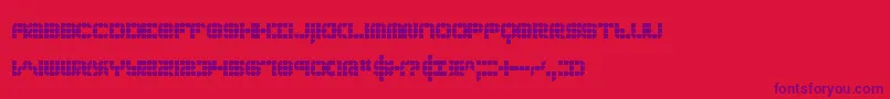 Czcionka konector – fioletowe czcionki na czerwonym tle
