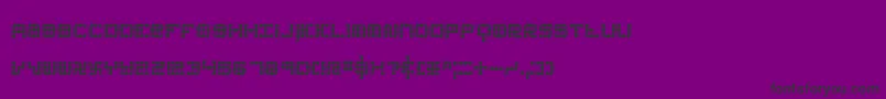koneerie Font – Black Fonts on Purple Background