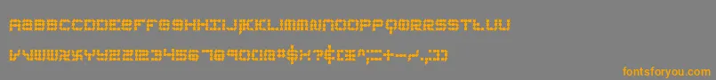 koneerie Font – Orange Fonts on Gray Background
