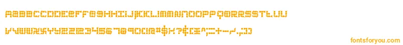 Шрифт koneerie – оранжевые шрифты на белом фоне