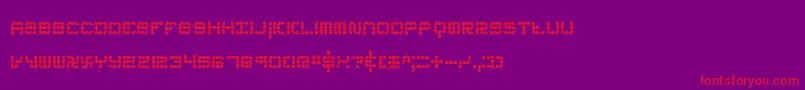Шрифт koneerie – красные шрифты на фиолетовом фоне