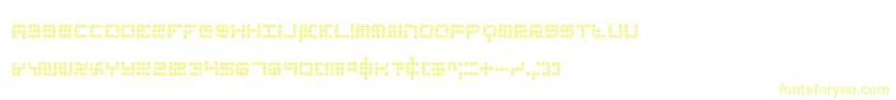 Шрифт koneerie – жёлтые шрифты на белом фоне