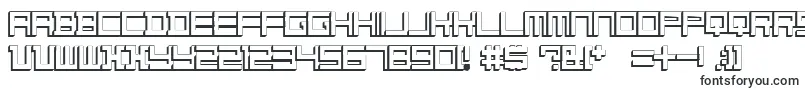 Konstructiv   3D   dker-Schriftart – Aufkleber-Schriften