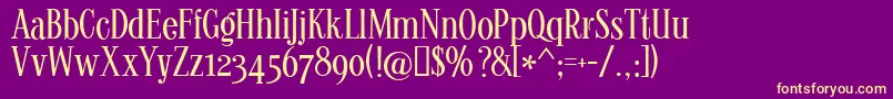 KONTD    Font – Yellow Fonts on Purple Background