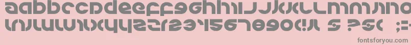 kovacs Font – Gray Fonts on Pink Background