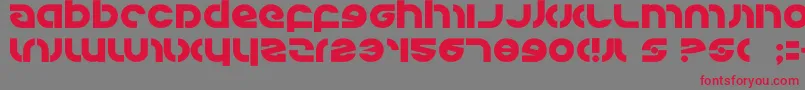 kovacs Font – Red Fonts on Gray Background