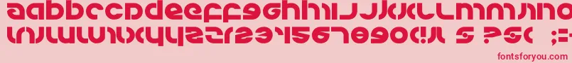 kovacs Font – Red Fonts on Pink Background