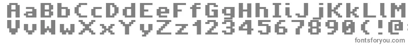 Amiga4everPro Font – Gray Fonts on White Background