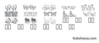 KR Butterflies-fontti