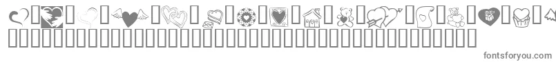 KR Cuori Divertenti 5 Font – Gray Fonts