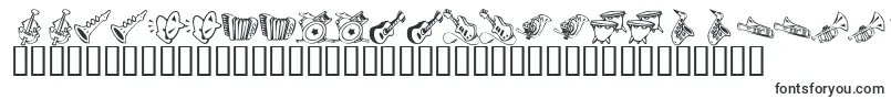 KR Music Class Font – Music Fonts