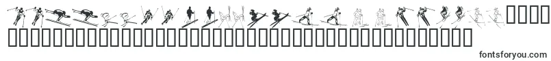 KR Ski-Schriftart – Schriftarten, die mit K beginnen