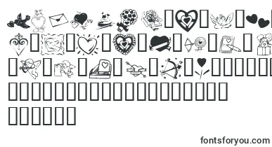 KR Valentine 2003 font – love Fonts