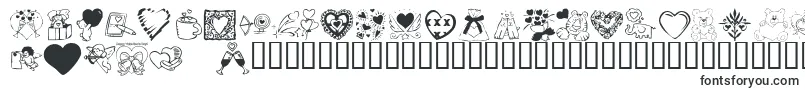 Шрифт KR Valentine Dings 2002 – шрифты, начинающиеся на K