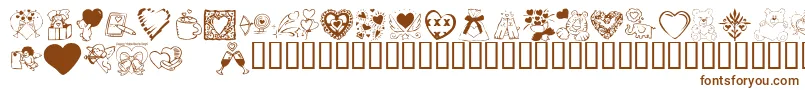 KR Valentine Dings 2002 Font – Brown Fonts