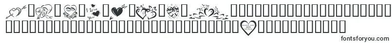 KR Valentines 2006 Four-fontti – Alkavat K:lla olevat fontit