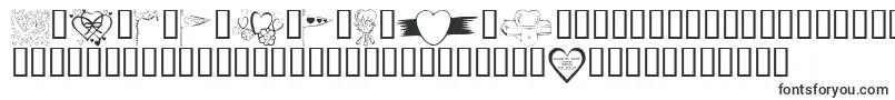 KR Valentines 2006 Nine-fontti – Alkavat K:lla olevat fontit