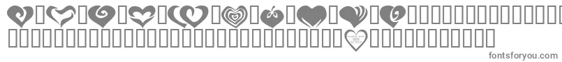 KR Valentines 2006 Two Font – Gray Fonts