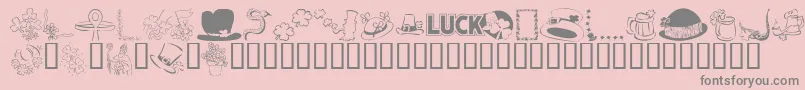 Подробнее о шрифте kr Шрифт kr – серые шрифты на розовом фоне