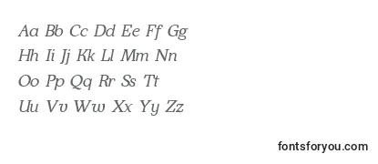 Kraskario italic-fontti