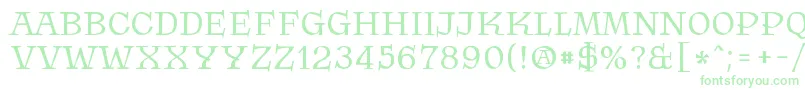 Krasomila 021 Font – Green Fonts on White Background
