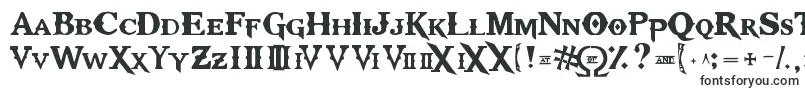 Kratos TrueType-fontti – Goottilaiset fontit