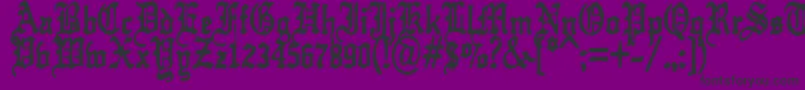 Saiba mais sobre a fonte kraut typefuck11 Fonte kraut typefuck11 – fontes pretas em um fundo violeta