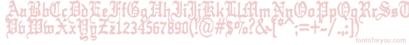 フォントkraut    typefuck11 – 白い背景にピンクのフォント