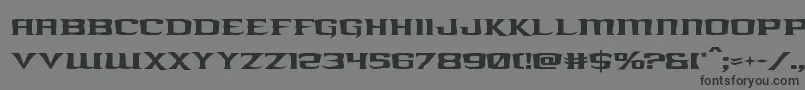 kreaturekombat-Schriftart – Schwarze Schriften auf grauem Hintergrund