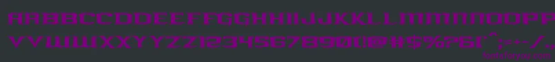 Шрифт kreaturekombat – фиолетовые шрифты на чёрном фоне