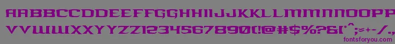 kreaturekombat Font – Purple Fonts on Gray Background