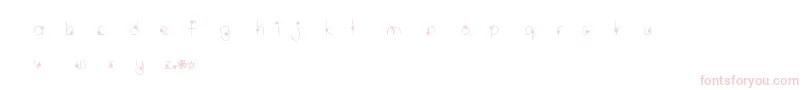 MtfWildflower Font – Pink Fonts on White Background