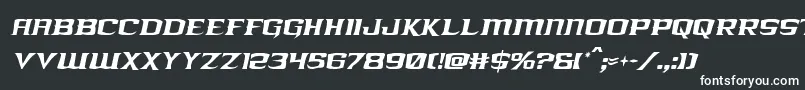 フォントkreaturekombatcondital – 黒い背景に白い文字