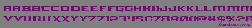 kreaturekombatexpand Font – Purple Fonts on Gray Background