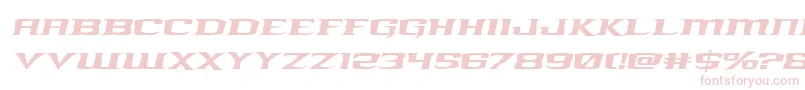 kreaturekombatexpandital Font – Pink Fonts on White Background