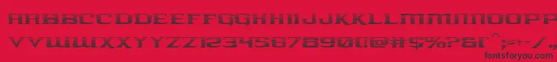 kreaturekombatgrad Font – Black Fonts on Red Background