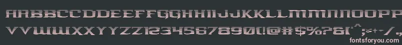 Шрифт kreaturekombatgrad – розовые шрифты на чёрном фоне