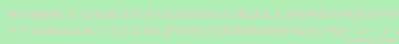 kreaturekombatgrad Font – Pink Fonts on Green Background
