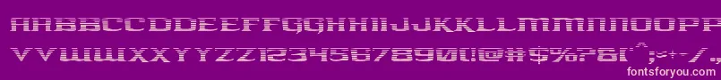 kreaturekombatgrad Font – Pink Fonts on Purple Background
