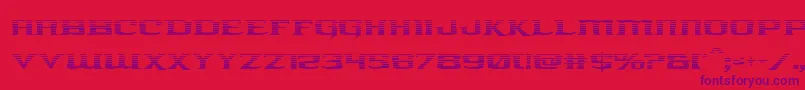 kreaturekombatgrad Font – Purple Fonts on Red Background