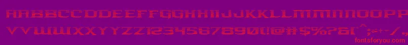 kreaturekombatgrad Font – Red Fonts on Purple Background
