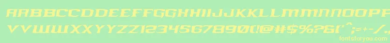 More about kreaturekombatital Font kreaturekombatital Font – Yellow Fonts on Green Background