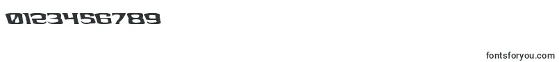 kreaturekombatleft Font – Fonts for Numbers and Digits