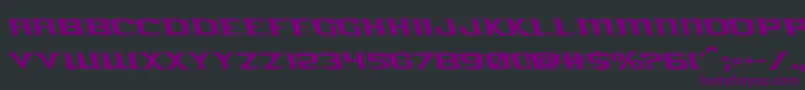 kreaturekombatleft Font – Purple Fonts on Black Background